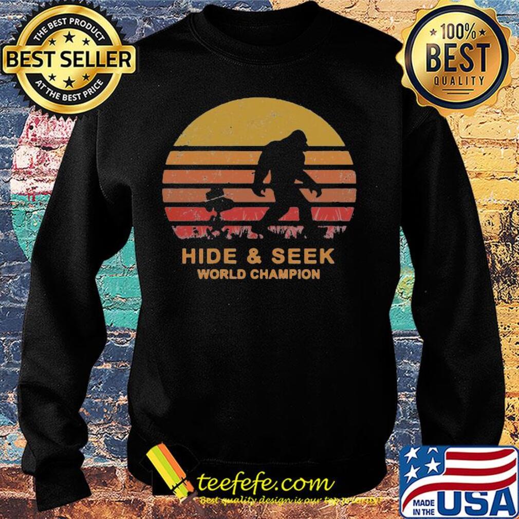 Snoopy and bigfoot hide and seek world champion vintage retro s Sweater Snoopy and bigfoot hide and seek world champion vintage retro s Sweater