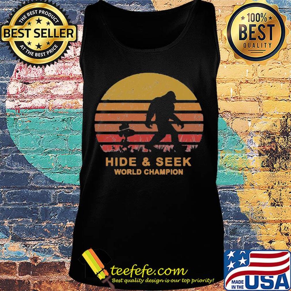 Snoopy and bigfoot hide and seek world champion vintage retro s Tank top Snoopy and bigfoot hide and seek world champion vintage retro s Tank top