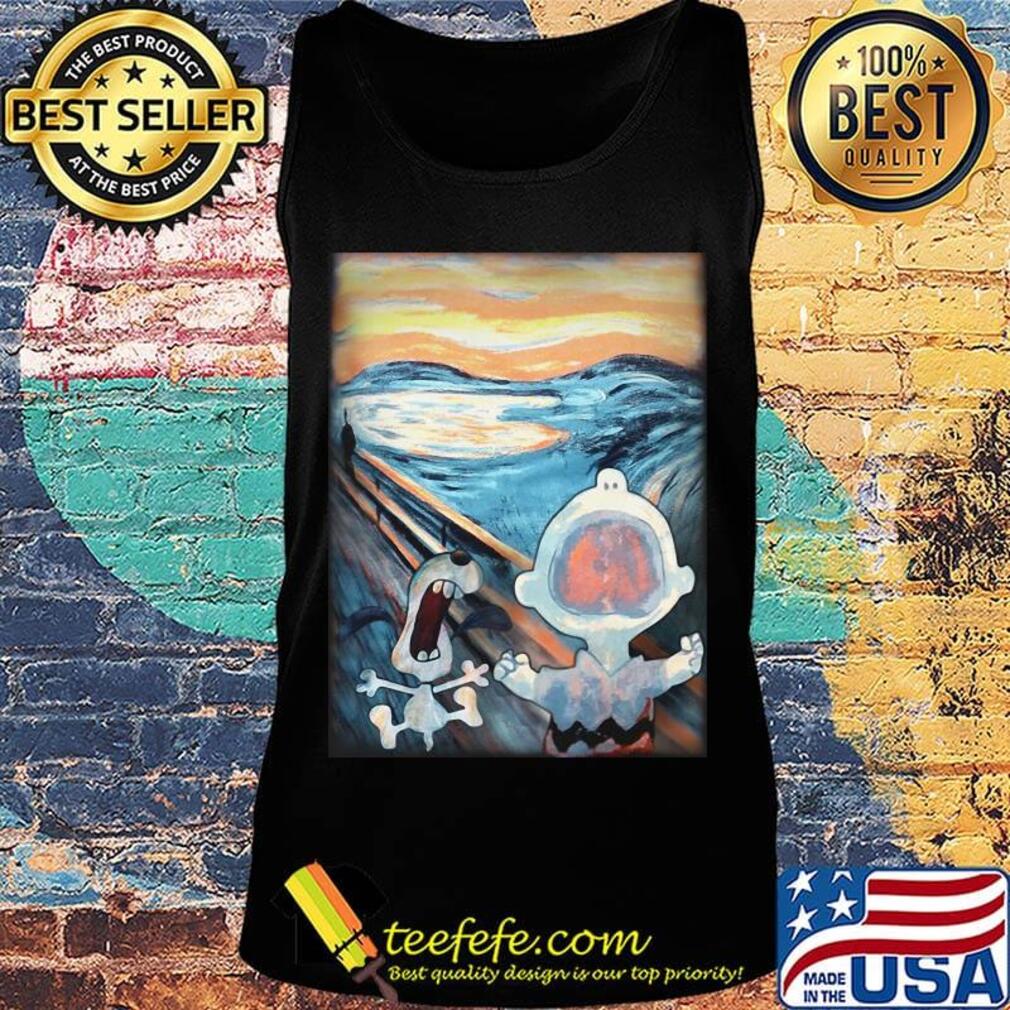Snoopy and charlie brown van gogh starry night s Tank top Snoopy and charlie brown van gogh starry night s Tank top