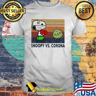 Snoopy and coronavirus vintage retro shirt