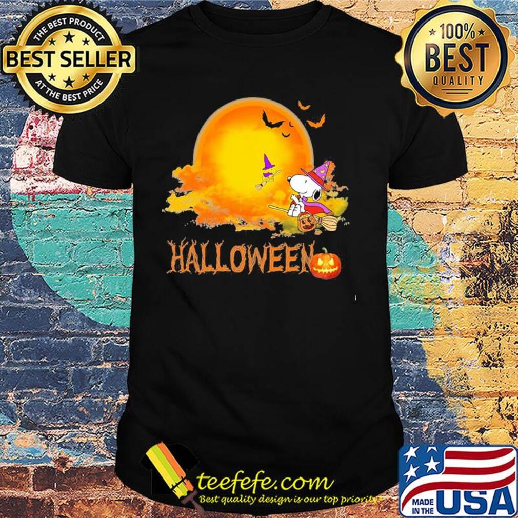 Snoopy and woodstock halloween shirt