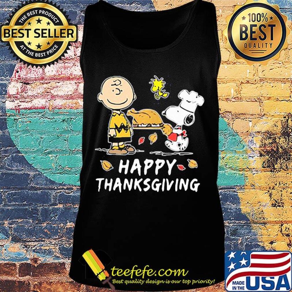 Snoopy charlie brown and woodstock happy thanksgiving s Tank top Snoopy charlie brown and woodstock happy thanksgiving s Tank top