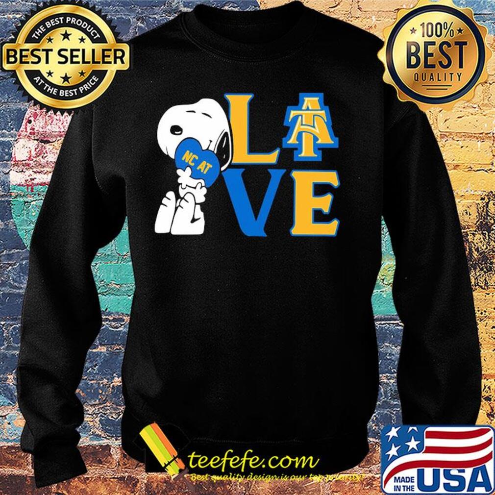 Snoopy hug heart love north carolina agricultural and technical state university s Sweater Snoopy hug heart love north carolina agricultural and technical state university s Sweater