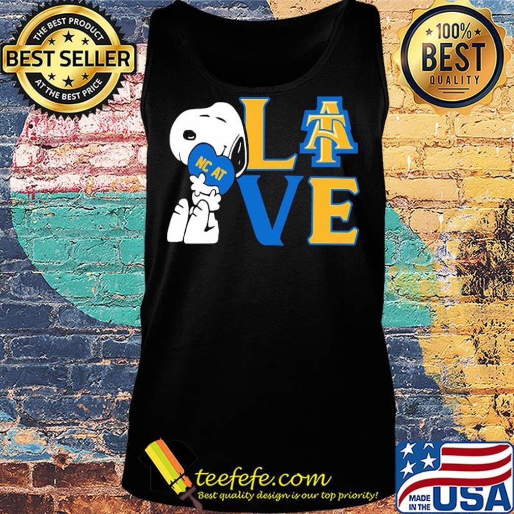 Snoopy hug heart love north carolina agricultural and technical state university s Tank top Snoopy hug heart love north carolina agricultural and technical state university s Tank top