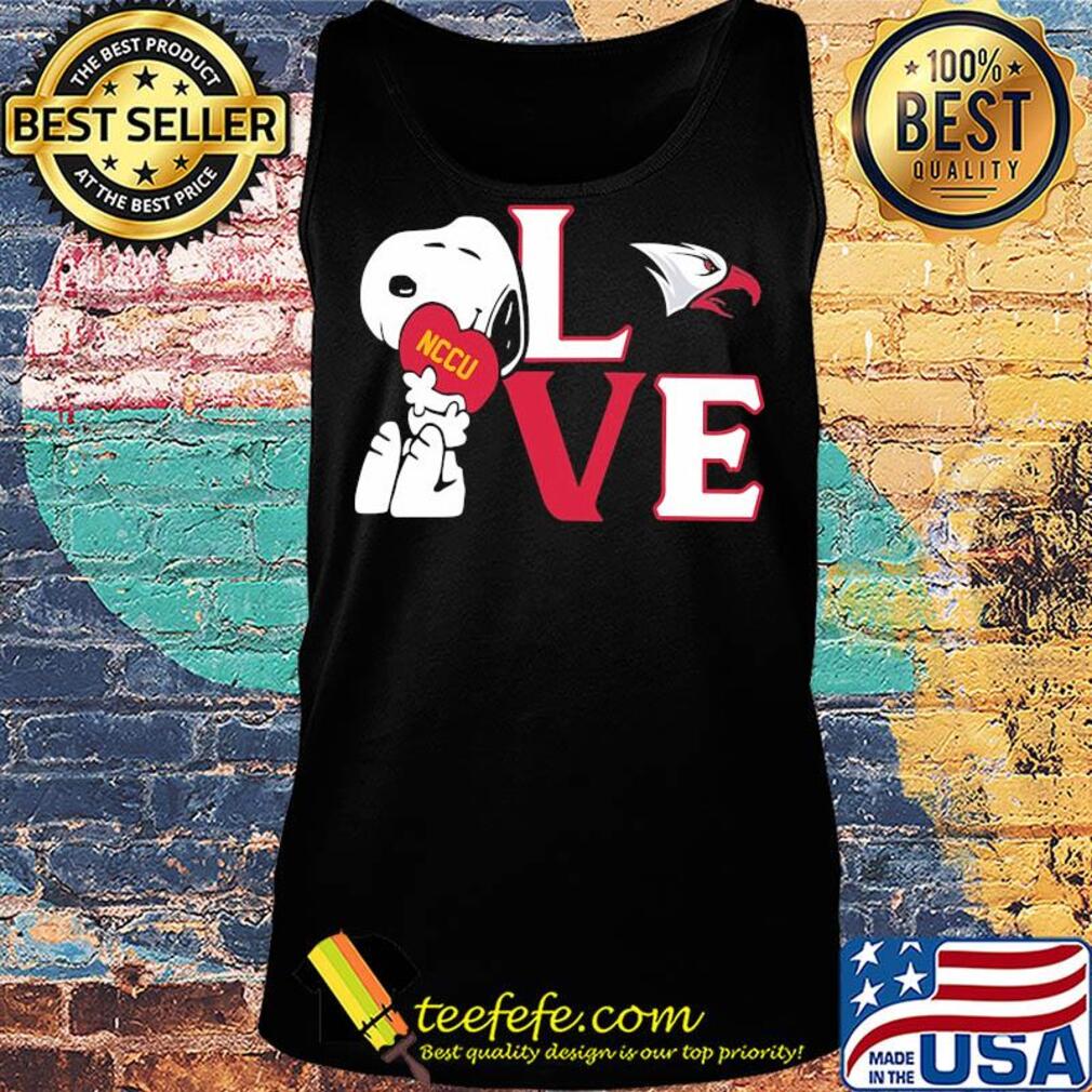 Snoopy hug heart love north carolina central eagles s Tank top Snoopy hug heart love north carolina central eagles s Tank top