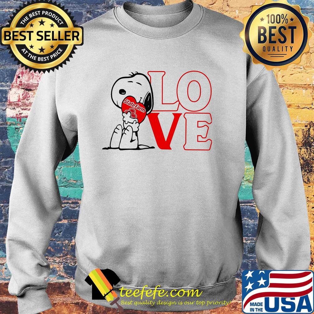 Snoopy hug heart love state farm s Sweater Snoopy hug heart love state farm s Sweater