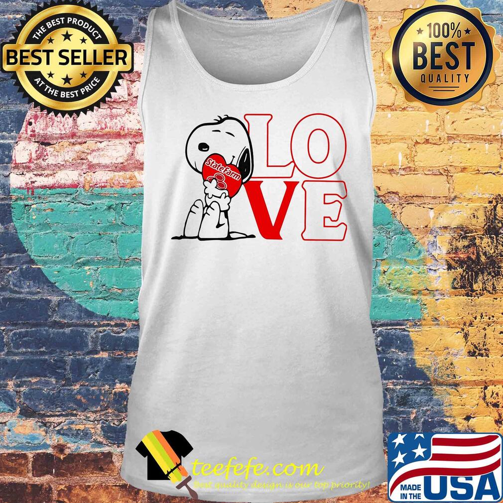 Snoopy hug heart love state farm s Tank top Snoopy hug heart love state farm s Tank top