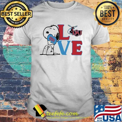 Snoopy love dsu delaware state university heart shirt