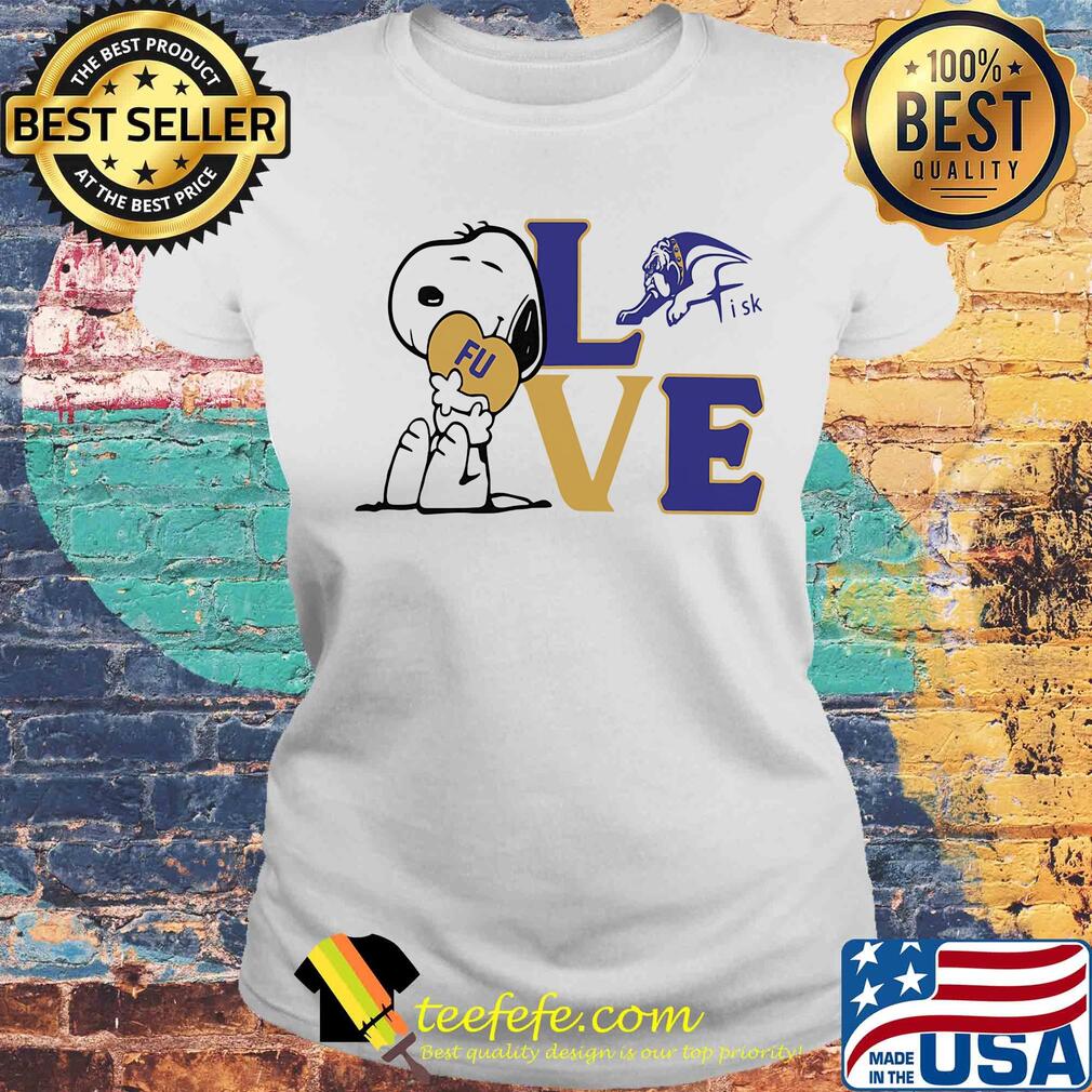 Snoopy love fu fisk university heart s Laides tee Snoopy love fu fisk university heart s Laides tee