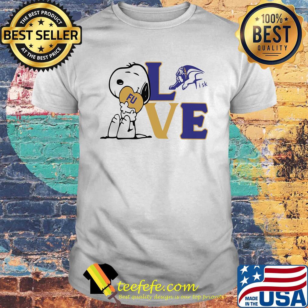 Snoopy love fu fisk university heart shirt Snoopy love fu fisk university heart shirt