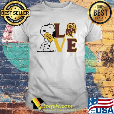 Snoopy love htu huston-tillotson university heart shirt