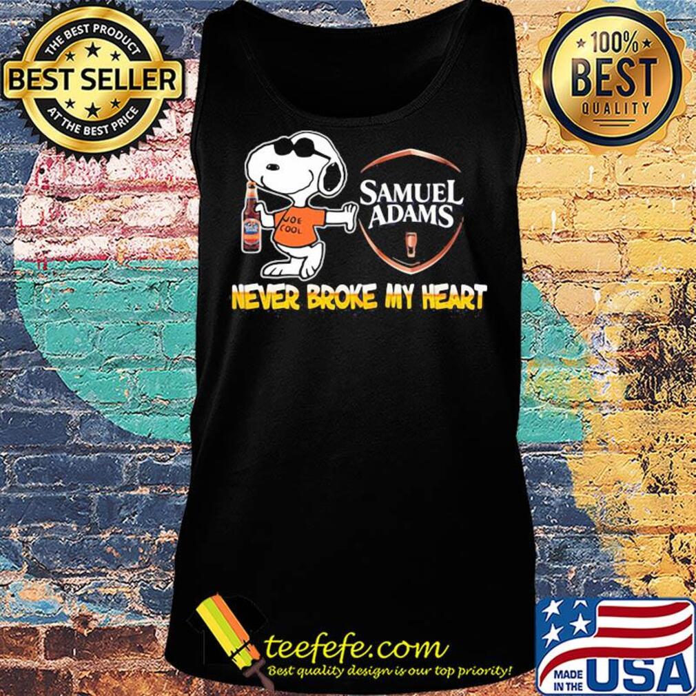 Snoopy samuel adams beer never broke my heart s Tank top Snoopy samuel adams beer never broke my heart s Tank top