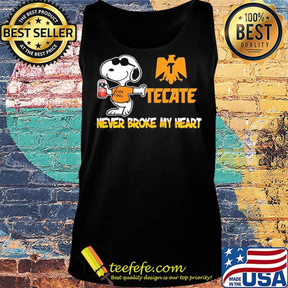 Snoopy tecate beer never broke my heart s Tank top Snoopy tecate beer never broke my heart s Tank top