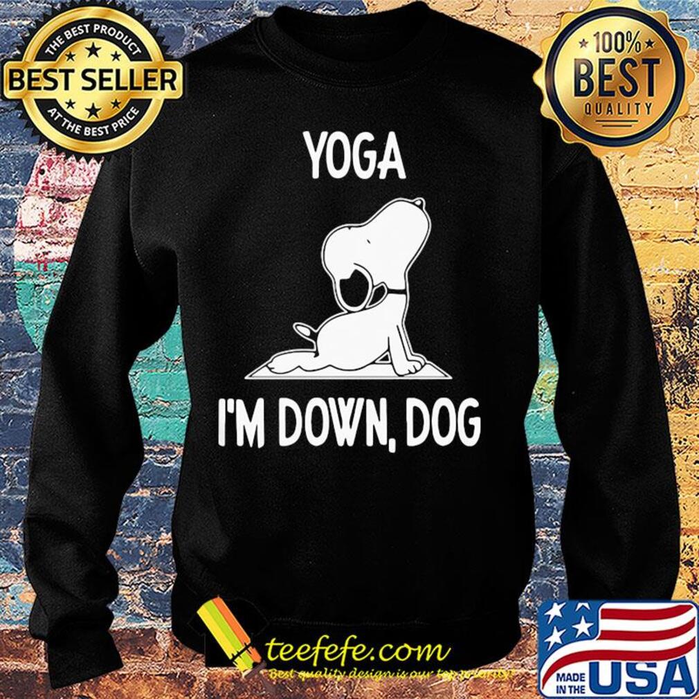Snoopy yoga I'm down dog s Sweater Snoopy yoga I'm down dog s Sweater