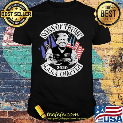 Sons of Trump M.A.G.A chapter 2020 American flag shirt