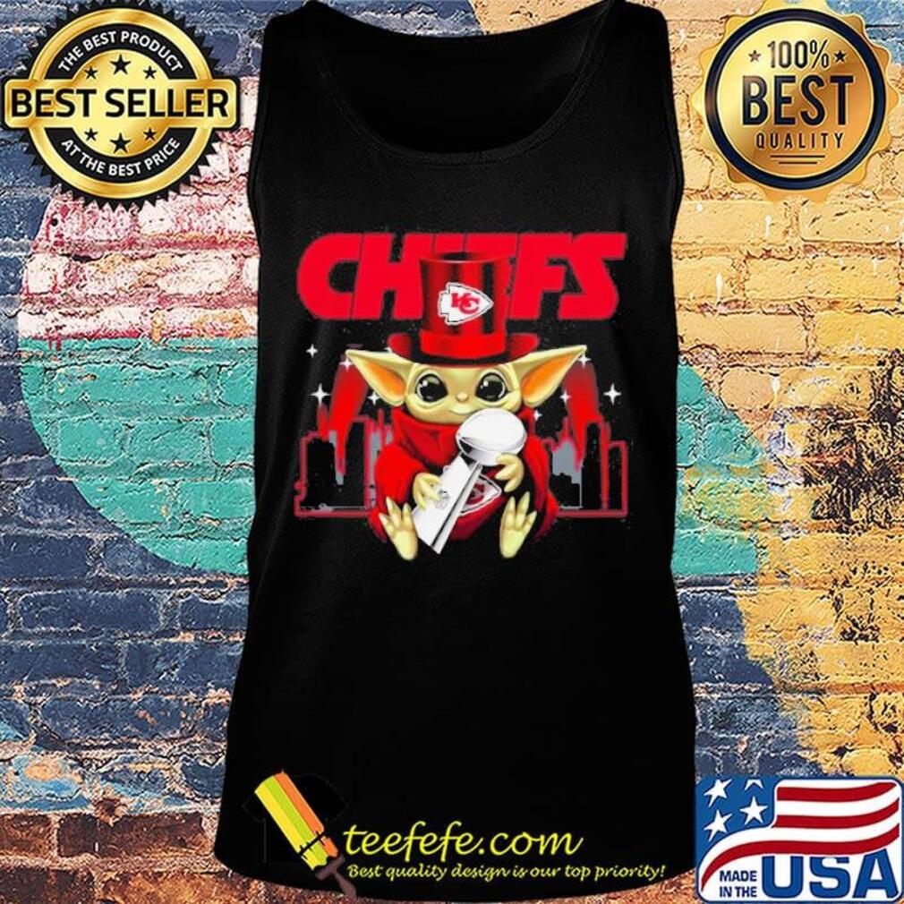 Star wars baby yoda hug cup kansas city chiefs champions s Tank top Star wars baby yoda hug cup kansas city chiefs champions s Tank top