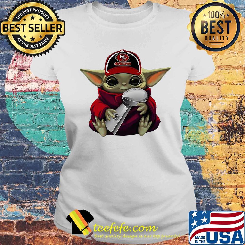 Star wars baby yoda hug san francisco 49ers champions s Laides tee Star wars baby yoda hug san francisco 49ers champions s Laides tee