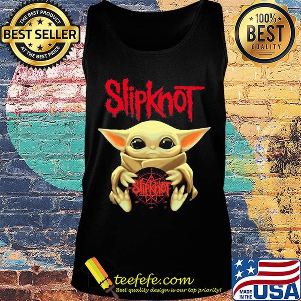 Star wars baby yoda hug slipknot album s Tank top Star wars baby yoda hug slipknot album s Tank top