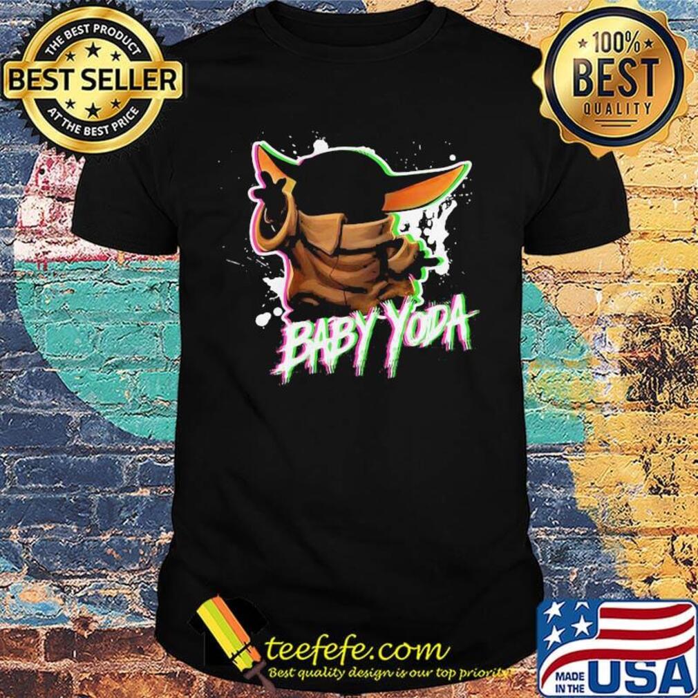 Star wars baby yoda stars shirt
