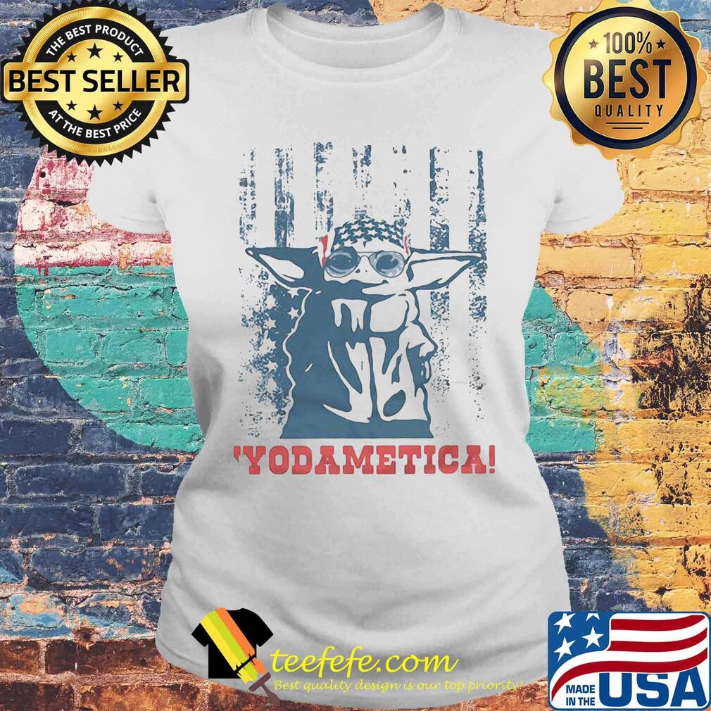 Star wars baby yoda yodametica american flag independence day s Laides tee Star wars baby yoda yodametica american flag independence day s Laides tee