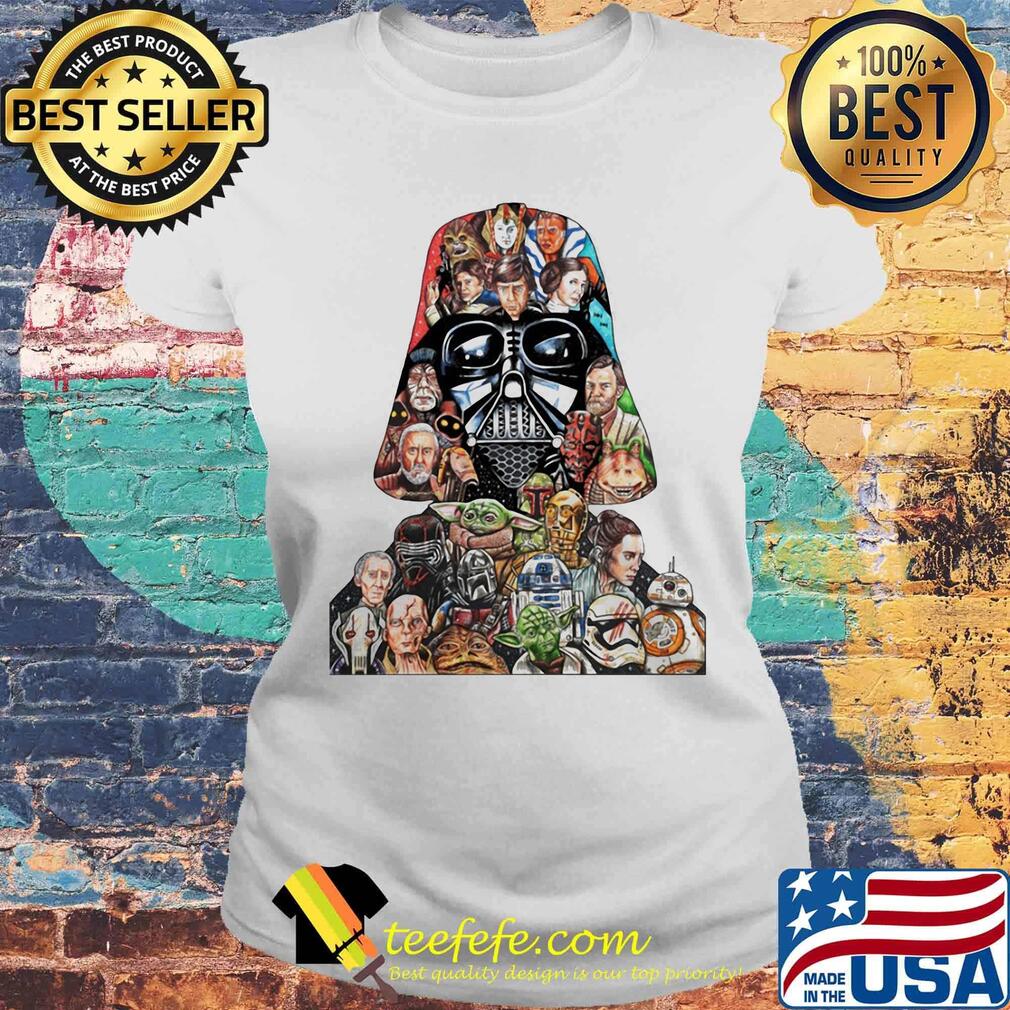 Star wars darth vader and characters s Laides tee Star wars darth vader and characters s Laides tee