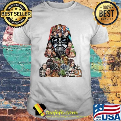 Star wars darth vader and characters shirt