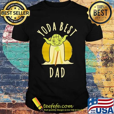 Star wars master yoda best dad father's day vintage retro shirt