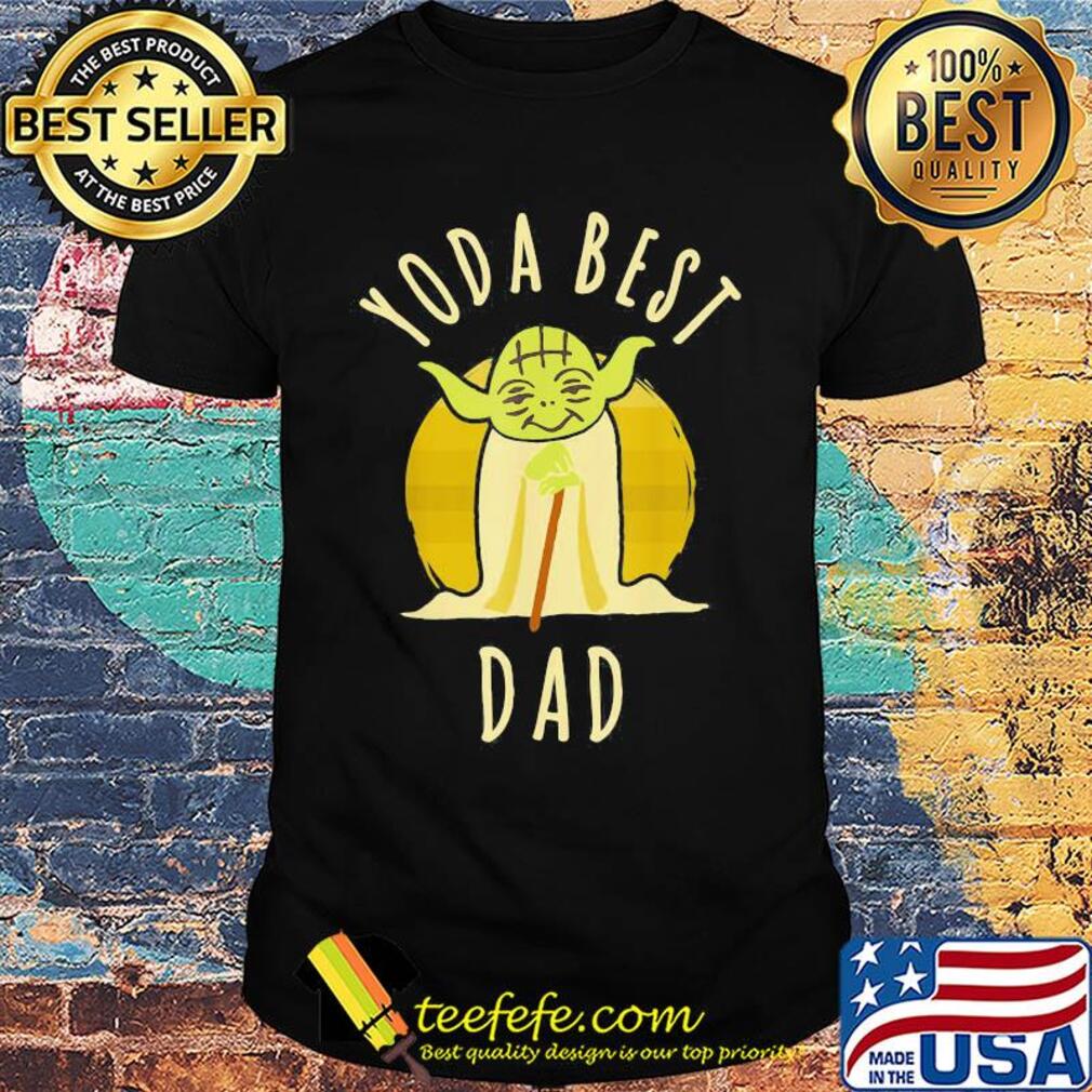 Star wars yoda best dad happy father's day vintage retro shirt