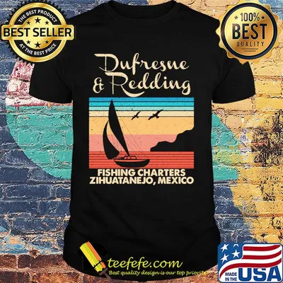 Stephen king dufresne and redding fishing charters zihuatanejo mexico vintage shirt