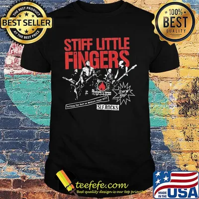 Stiff little fingers potting the past in golfnet since 1977 sle rocks shirt