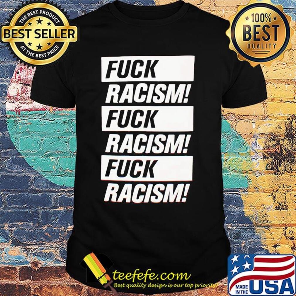 Stockholm fuck racism black shirt