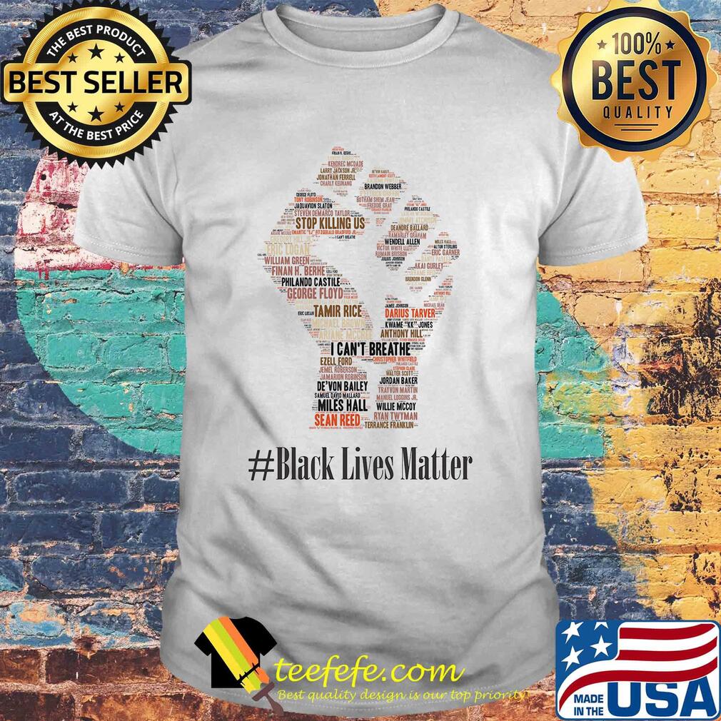 Stop killing US I can't breathe black lives matter hand shirt Stop killing US I can't breathe black lives matter hand shirt