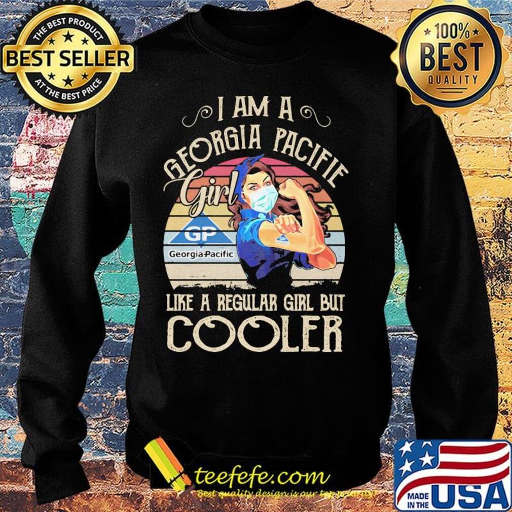 Strong girl mask i am a georgia-pacific logo girl like a regular girl but cooler vintage retro s Sweater Strong girl mask i am a georgia-pacific logo girl like a regular girl but cooler vintage retro s Sweater
