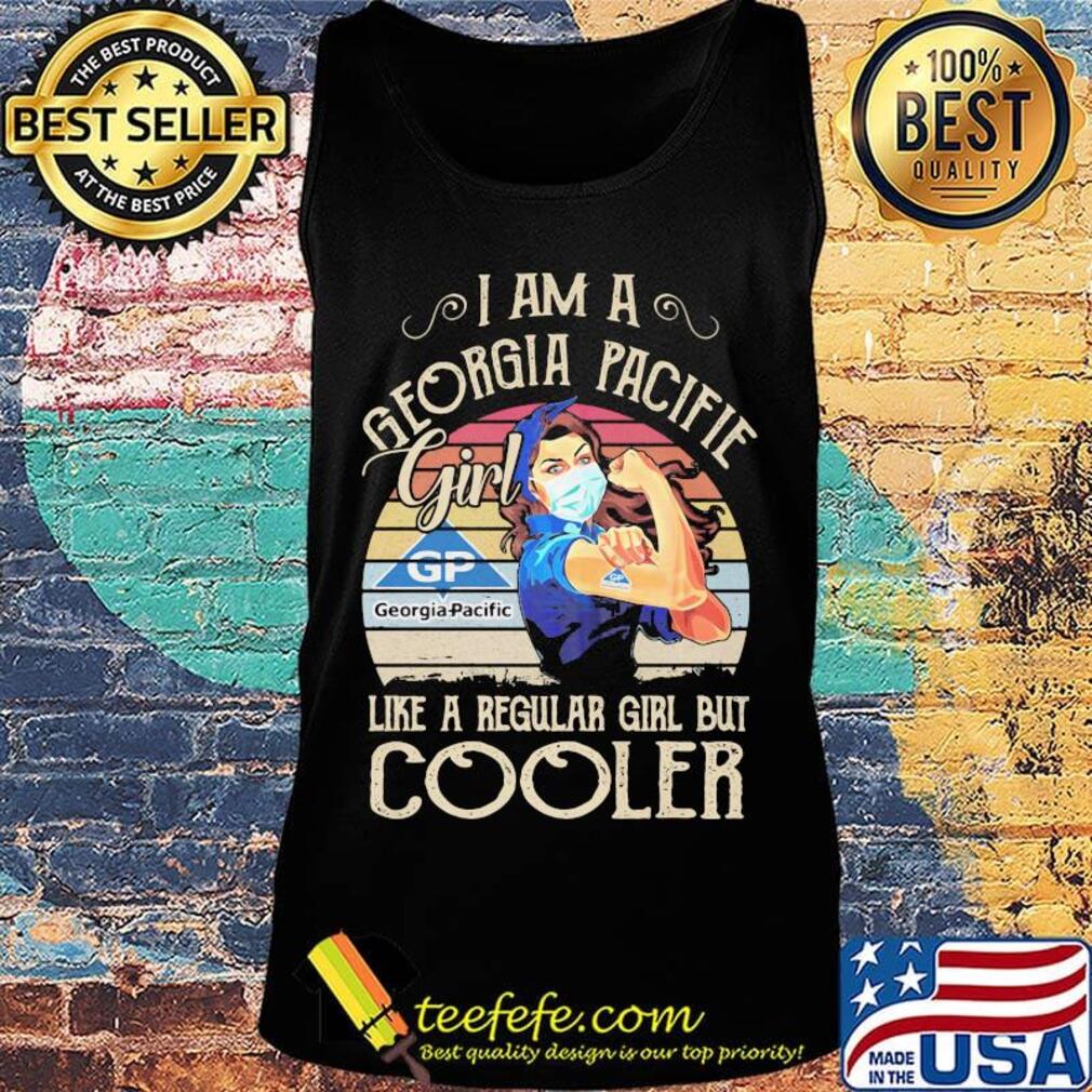 Strong girl mask i am a georgia-pacific logo girl like a regular girl but cooler vintage retro s Tank top Strong girl mask i am a georgia-pacific logo girl like a regular girl but cooler vintage retro s Tank top