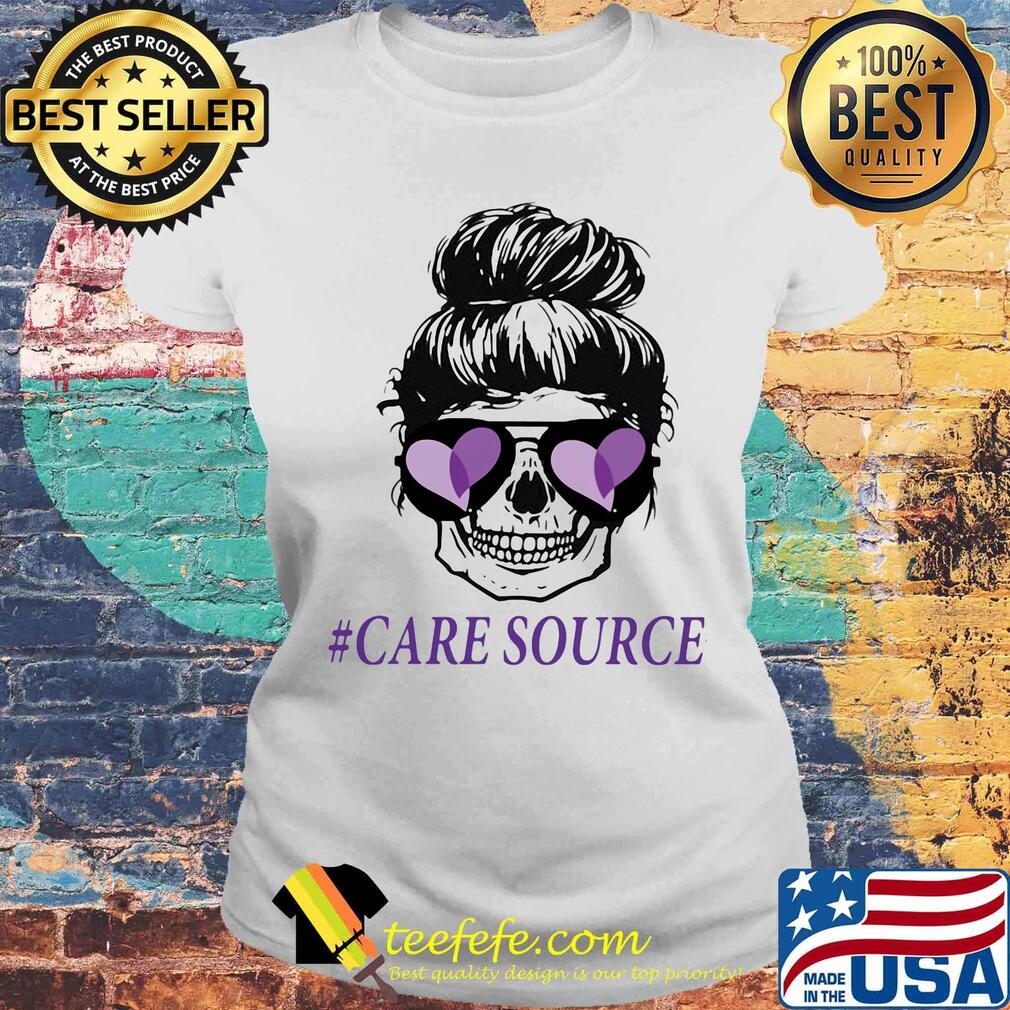 Sugar skull girl care source logo heart s Laides tee Sugar skull girl care source logo heart s Laides tee