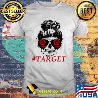 Sugar skull girl target logo shirt
