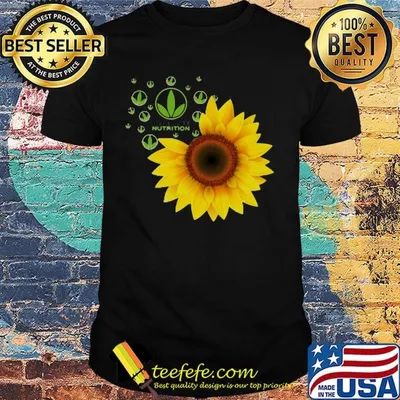Sunflower herbalife nutrition logo shirt