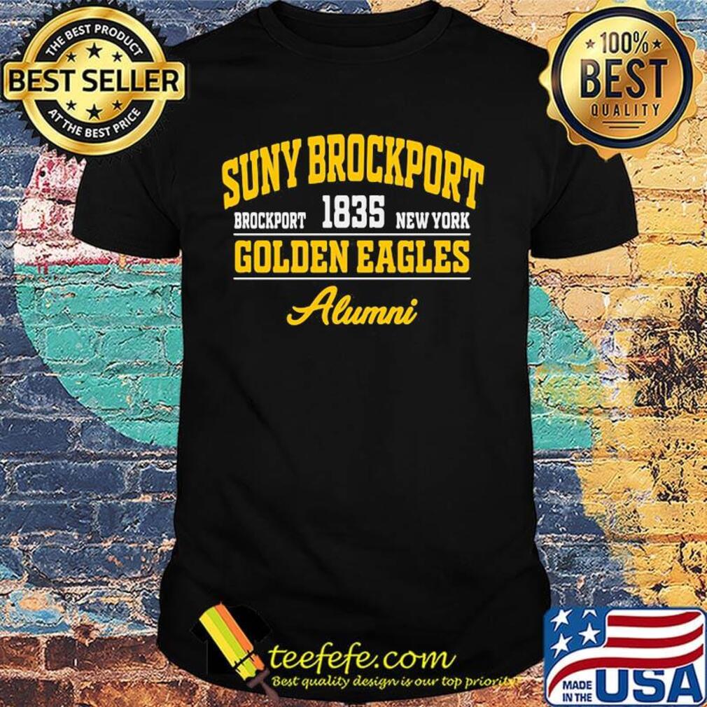 Suny brockport 1835 new york golden eagles alumni shirt