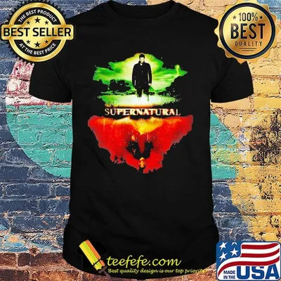 Supernatural water reflection mirror shirt