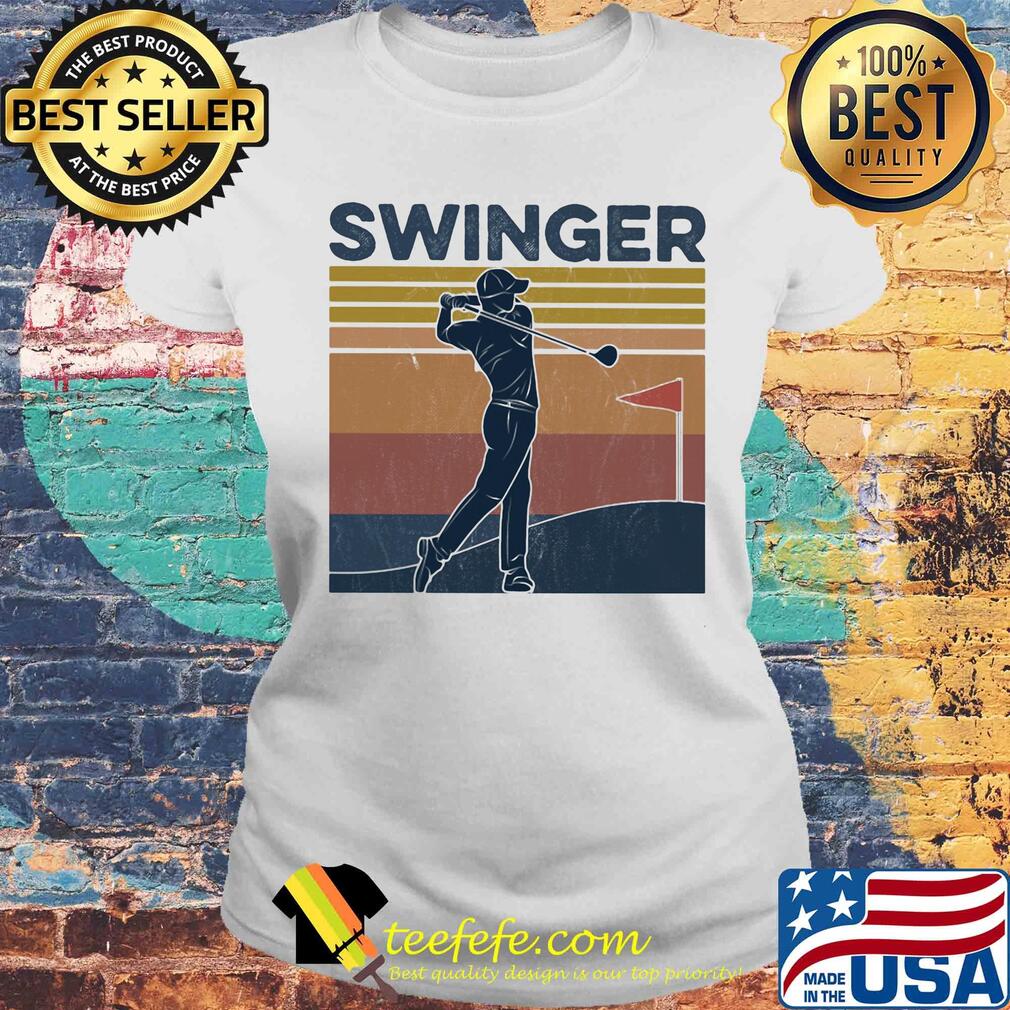 Swinger golf vintage retro s Laides tee Swinger golf vintage retro s Laides tee