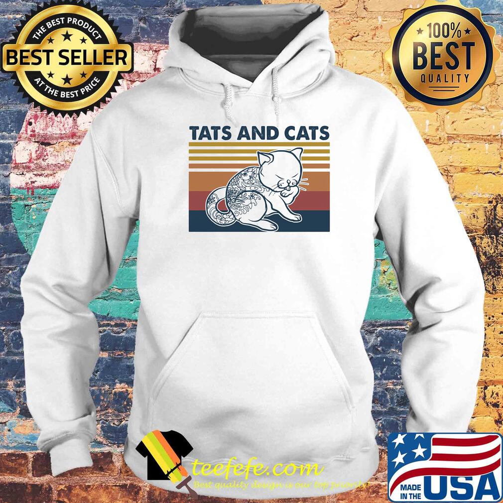 Tattoos and cats vintage retro s Hoodie Tattoos and cats vintage retro s Hoodie