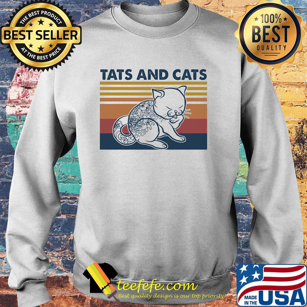 Tattoos and cats vintage retro s Sweater Tattoos and cats vintage retro s Sweater
