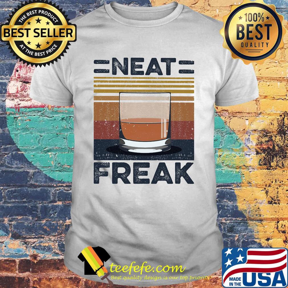 Tea neat freak vintage retro shirt