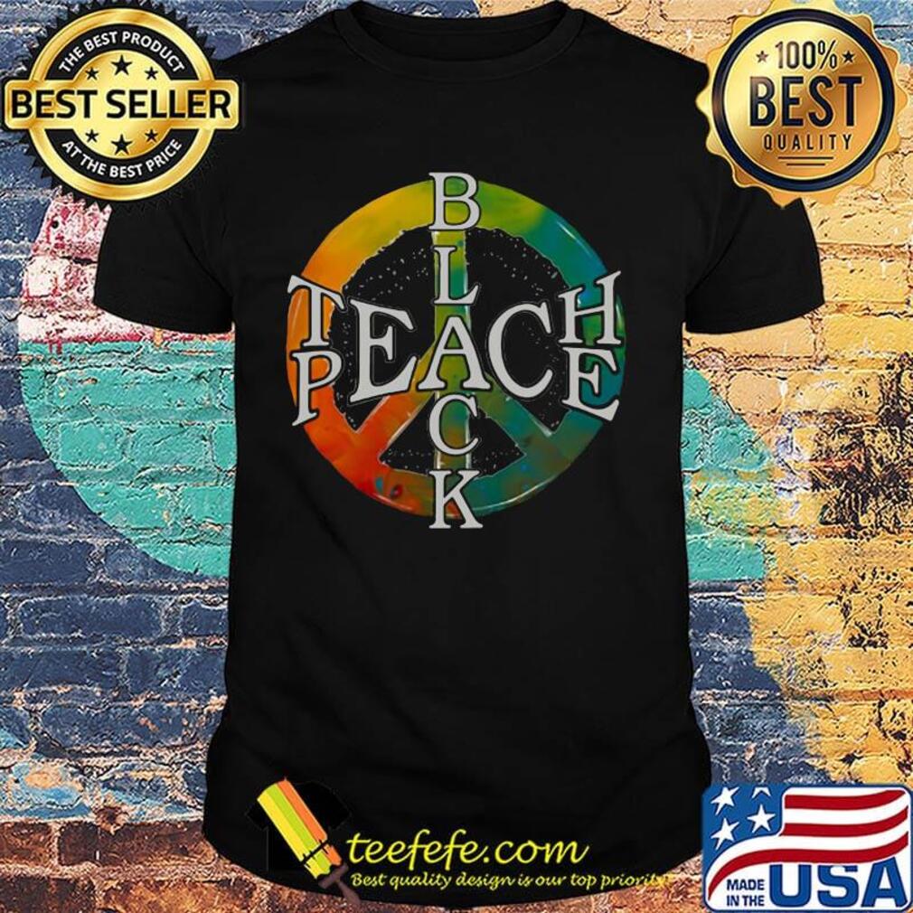 Teach Peace Black Color Shirt Teach Peace Black Color Shirt