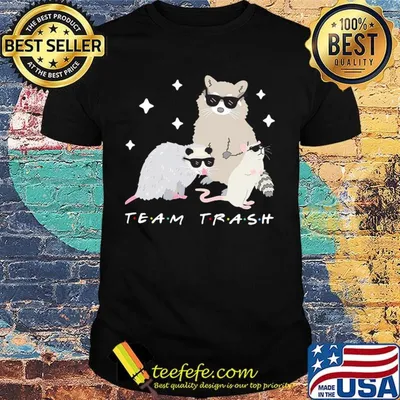 Team trash opossum raccoon rat shirt