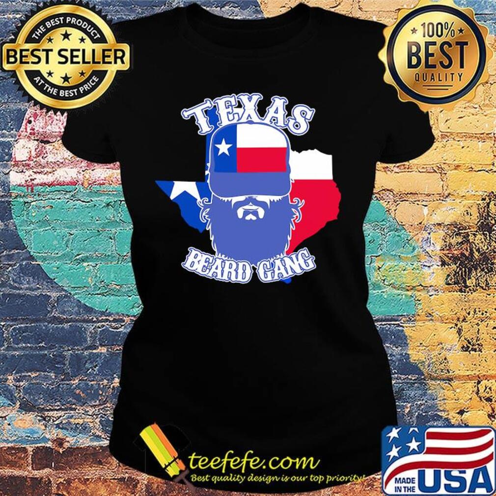 Texas beard gang flag map s Ladies tee Texas beard gang flag map s Ladies tee