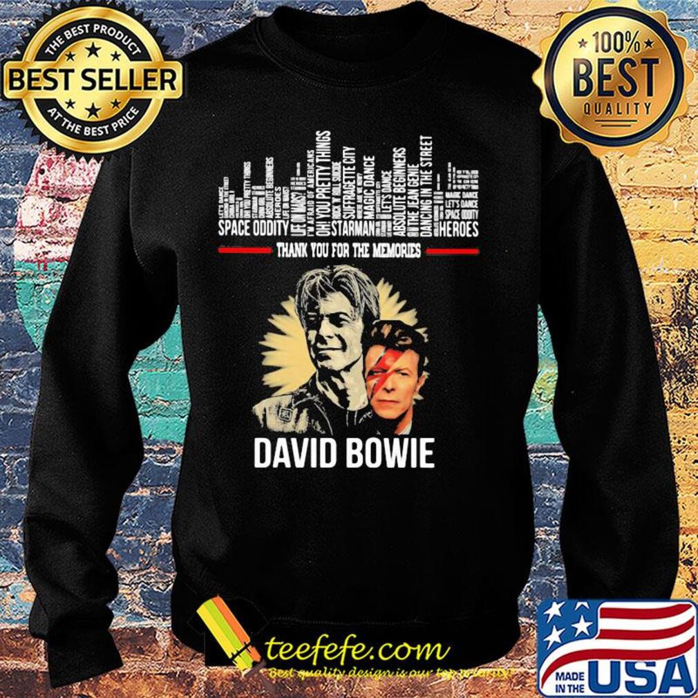 Thank you for the memories david bowie s Sweater Thank you for the memories david bowie s Sweater