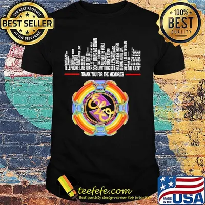 Thank you for the memories electric light orchestra shirt