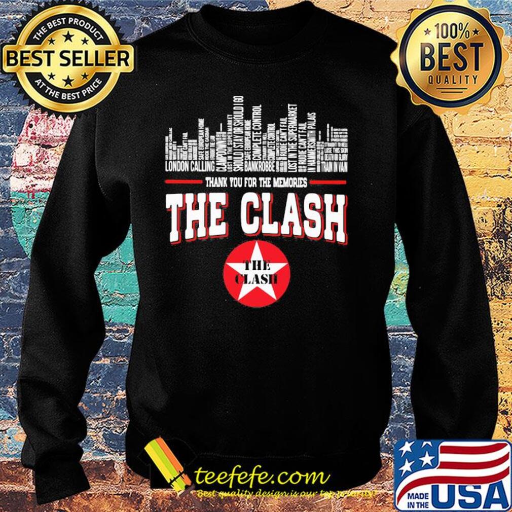 Thank you for the memories the clash s Sweater Thank you for the memories the clash s Sweater