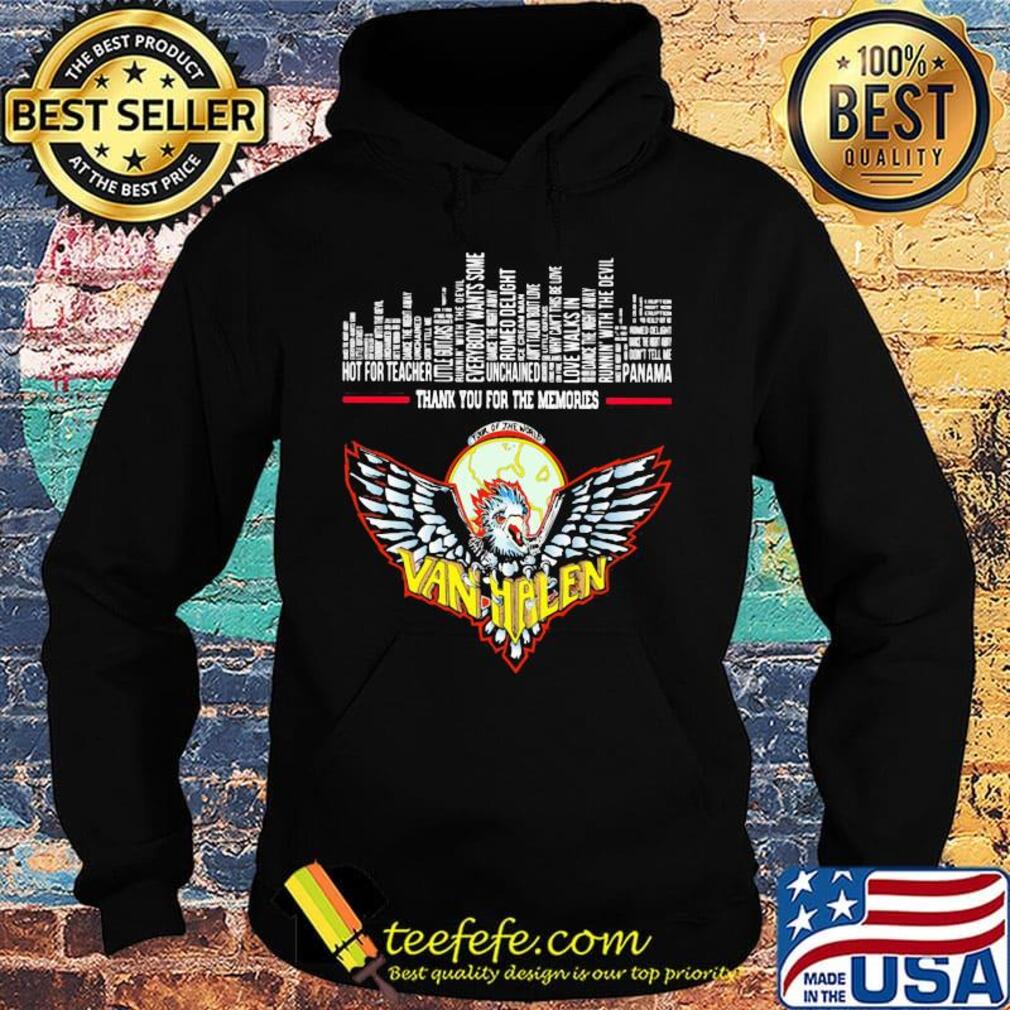 Thank you for the memories van halen s Hoodie Thank you for the memories van halen s Hoodie